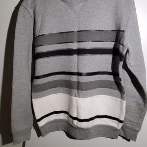 Zara Men's Striped Sweatshirt Size Medium